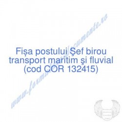 Şef birou transport maritim...