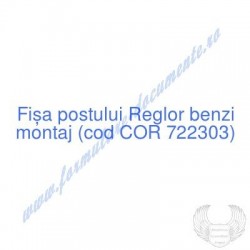 Reglor benzi montaj (cod...