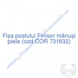 Finisor mănuşi piele (cod...