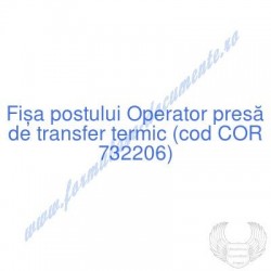 Operator presă de transfer...