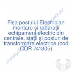 Electrician montare şi...