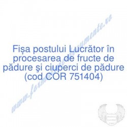 Lucrător în procesarea de...