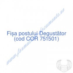 Degustător (cod COR 751501)...