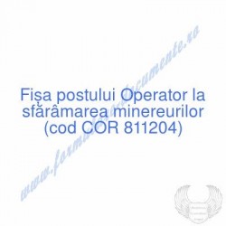 Operator la sfărâmarea...