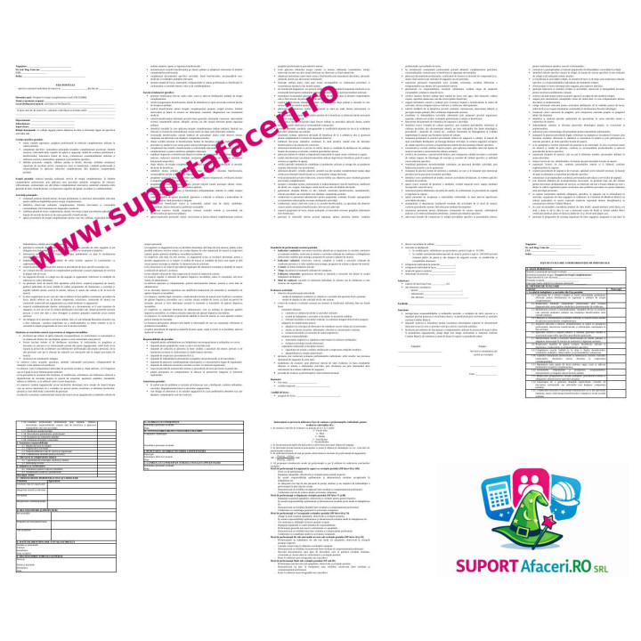 Fișa postului Terapeut în terapii complementare – model editabil DOC