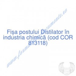 Distilator în industria...