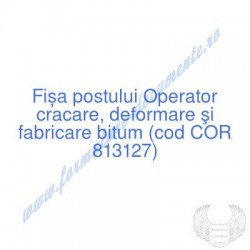 Operator cracare, deformare...