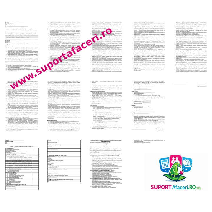 Fișa postului Auditor de sistem de management al sănătății și securității în muncă – model editabil DOC