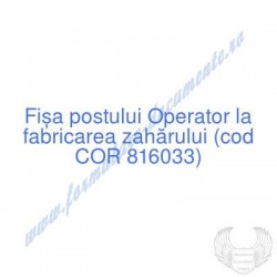 Operator la fabricarea...