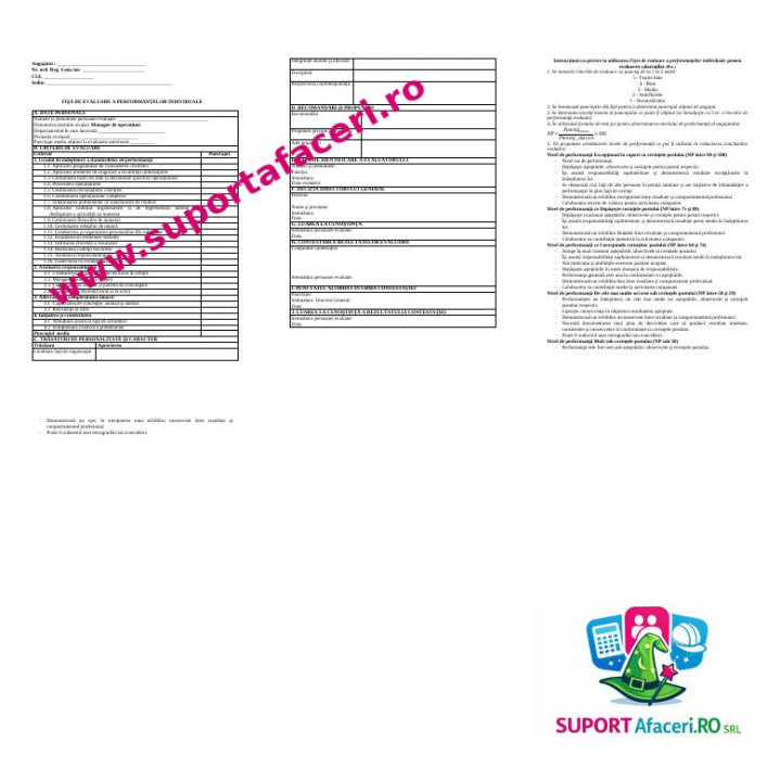 Fișa postului Manager de operațiuni/ produs – model editabil DOC