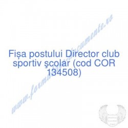 Director club sportiv...