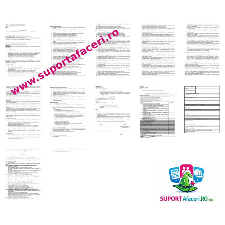 Fișa postului Consilier afaceri europene – model editabil DOC