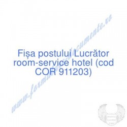 Lucrător room-service hotel...