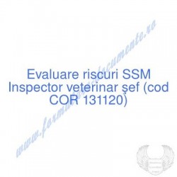 Inspector veterinar şef...