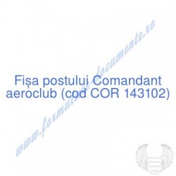 Comandant aeroclub (cod COR...