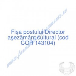 Director aşezământ cultural...