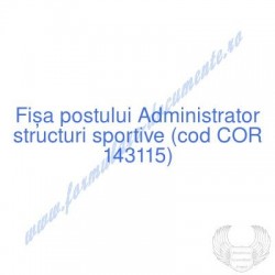 Administrator structuri...