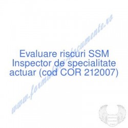 Inspector de specialitate...