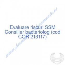 Consilier bacteriolog (cod...