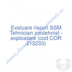 Tehnician zootehnist -...