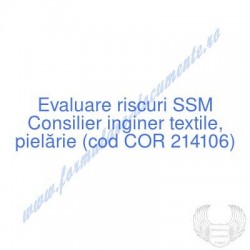 Consilier inginer textile,...