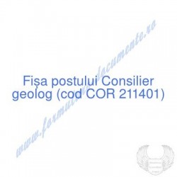 Consilier geolog (cod COR...