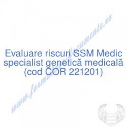 Medic specialist genetică...