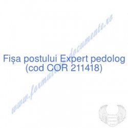 Expert pedolog (cod COR...