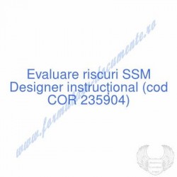 Designer instrucţional (cod...