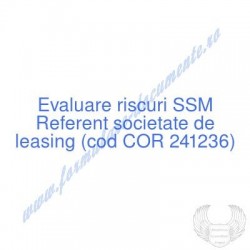 Referent societate de...