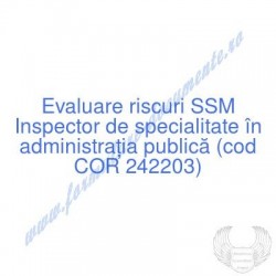 Inspector de specialitate...