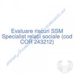 Specialist relaţii sociale...