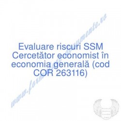 Cercetător economist în...