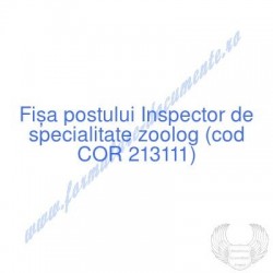 Inspector de specialitate...