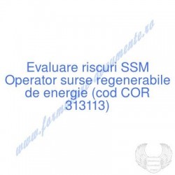 Operator surse regenerabile...