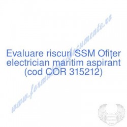 Ofiţer electrician maritim...