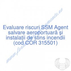 Agent salvare aeroportuară...