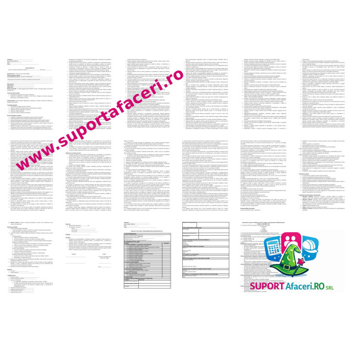 Fișa postului Cofetar - șef – model editabil DOC
