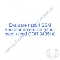 Secretar de emisie (studii...