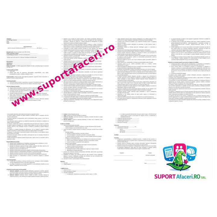 Fișa postului Operator prompter – model editabil DOC