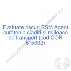 Agent curăţenie clădiri şi...