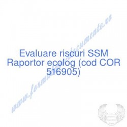 Raportor ecolog (cod COR...